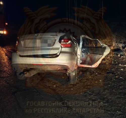 В Татарстане по вине пьяного 18-летнего водителя погиб 19-летний пассажир