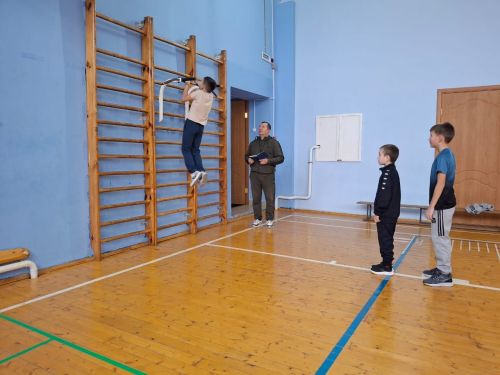 В Антоновской школе Спасского района прошел спортивный день ГТО