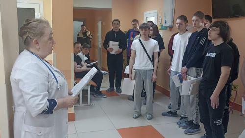 В Спасской ЦРБ прошла лекция для школьников по профилактике клещевого энцефалита