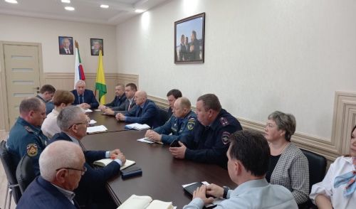 В Спасском районе обсудили меры безопасности к 80-летию Победы