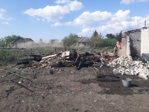 В Спасском районе сгорели баня и жилой дом
