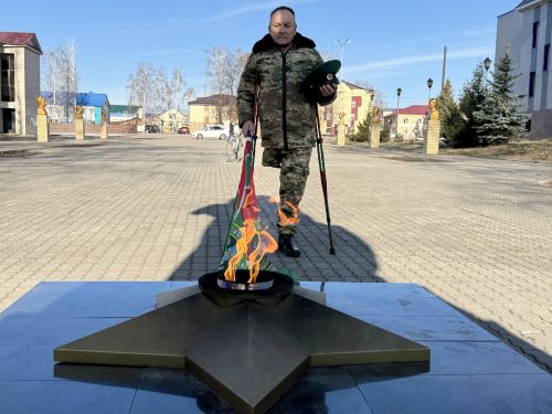 Рашид Зиатдинов совершил велопробег в память о павших и в честь Юбилея Победы