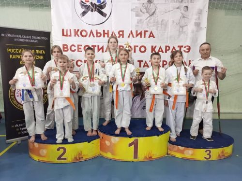 Каратисты Болгара завоевали три золотые и шесть серебряных медалей в чемпионате РТ