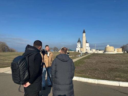 Съемочная группа «Матч-ТВ» посетила Болгарский музей-заповедник