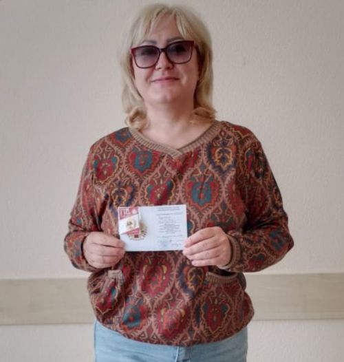 Сотрудники Казначейства в Спасском районе получили золотые знаки ГТО