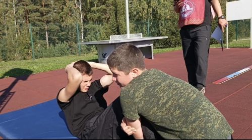 Кадеты Спасского района сдали нормативы ВФСК ГТО