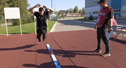 Кадеты Спасского района сдали нормативы ВФСК ГТО