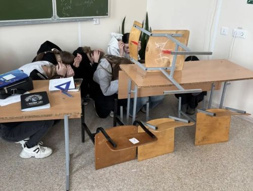 В Спасском техникуме отработали действия на случай вооружённого нападения