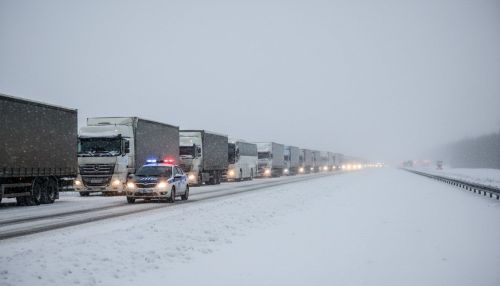 На трассе «Алексеевское — Альметьевск» сняты ограничения для грузовиков и автобусов