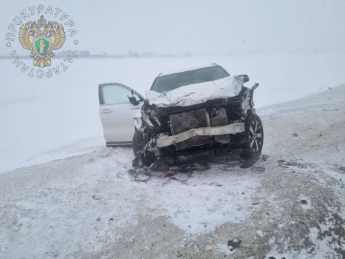 Водитель и пассажир Лады погибли на трассе Чистополь-Нижнекамск