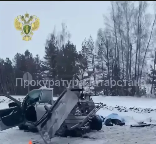 На трассе «Цивильск — Ульяновск» в Татарстане в ДТП с тремя машинами погибли два человека