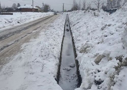 В Спасском районе продолжаются противопаводковые работы