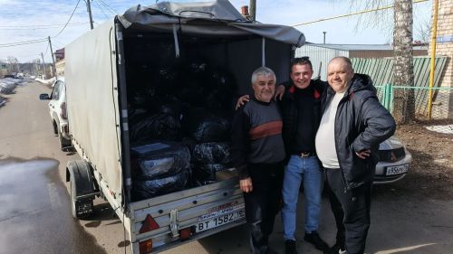 Из Спасского района отправили гуманитарный груз со стройматериалами и техникой для бойцов СВО