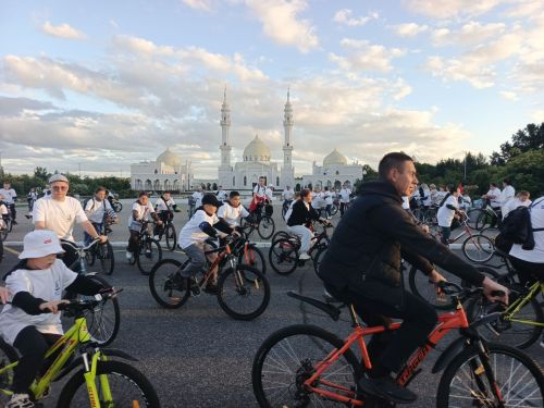 В Болгаре состоялся велопробег, посвященный Дню города и Дню республики