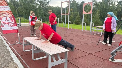 В Болгаре прошло спортивное мероприятие «Эликсир здоровья ГТО 55+»