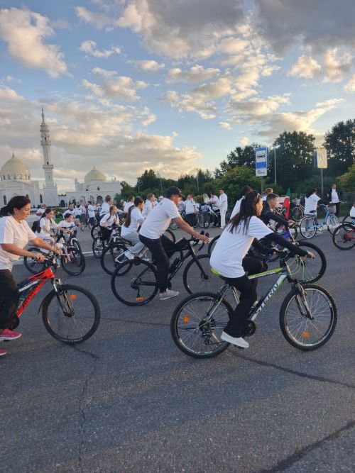 В Болгаре состоялся велопробег, посвященный Дню города и Дню республики