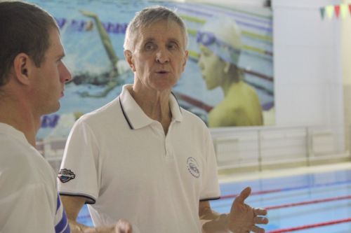 Встреча с чемпионом Европы по плаванию Алексеем Марковским в бассейне "Дулкын"