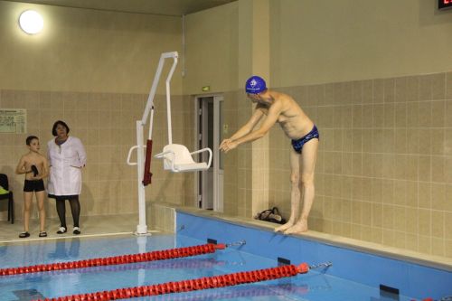 Встреча с чемпионом Европы по плаванию Алексеем Марковским в бассейне "Дулкын"