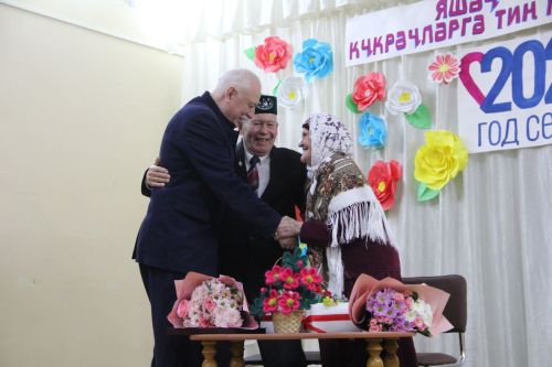 Почётный житель села Иске Рязап Гаммар Файзиевич Файзиев отметил сразу два юбилея