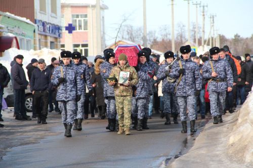 В Болгаре простились с погибшим бойцом СВО Андреем Козиным