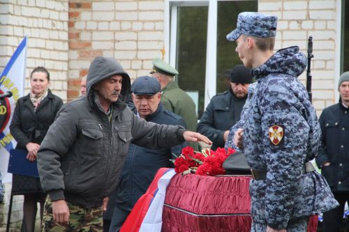 Прощание с погибшим бойцом СВО Михаилом Бывшевым
