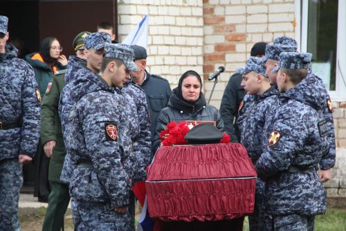 Прощание с погибшим бойцом СВО Михаилом Бывшевым