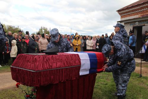 Прощание с погибшим бойцом СВО Михаилом Бывшевым