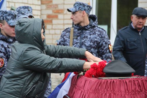 Прощание с погибшим бойцом СВО Михаилом Бывшевым
