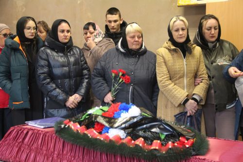 Прощание с погибшим бойцом СВО Михаилом Бывшевым