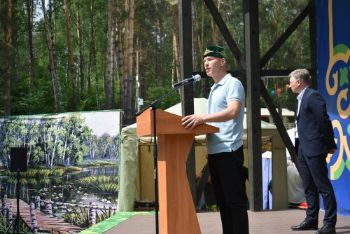 Торжественная церемония награждения передовиков сельского хозяйства Спасского района на Сабантуе 2024