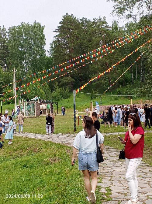 На сцене Сабантуя - 2024 в Болгаре выступили артисты.