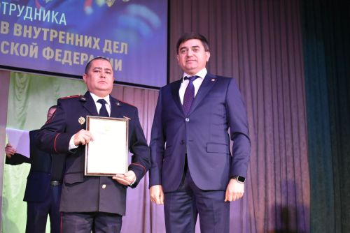 Лучших сотрудников полиции наградили в профессиональный праздник
