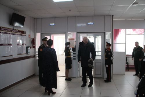 В кадетской школе-интернате прошёл парламентский урок «Святое дело – Родине служить!»