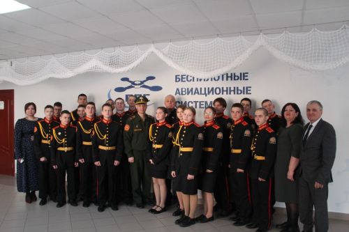 В кадетской школе-интернате прошёл парламентский урок «Святое дело – Родине служить!»