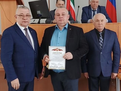 Награждение по итогам соревнований по пулевой стрельбе