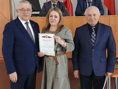 Награждение по итогам соревнований по пулевой стрельбе