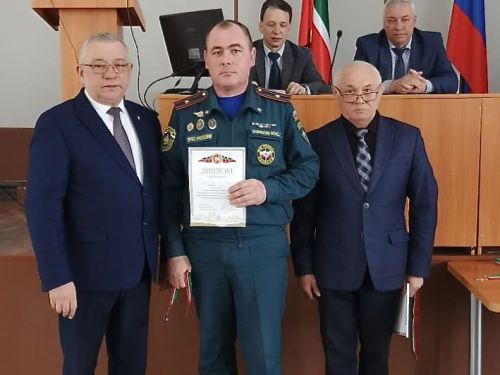 Награждение по итогам соревнований по пулевой стрельбе
