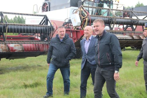 В Спасском районе прошёл парад комбайнов-2025