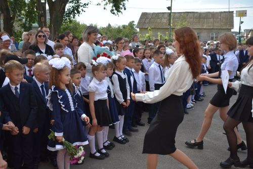 1 сентября отметили в первой городской школе