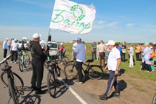 В Спасском районе встретили участников велоэстафеты «Болгар радиосы»
