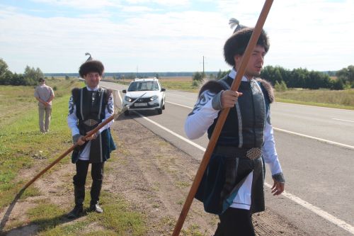 В Спасском районе встретили участников велоэстафеты «Болгар радиосы»