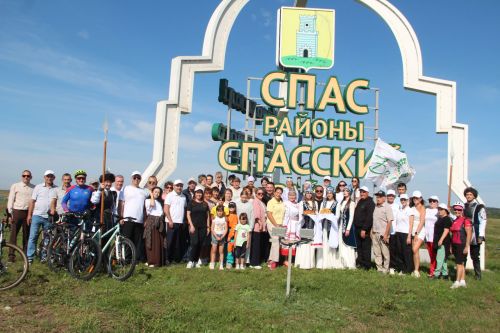 В Спасском районе встретили участников велоэстафеты «Болгар радиосы»