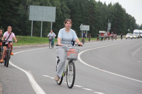 Жители Болгара присоединились к велоэстафете радиостанции "Болгар радиосы" (2026)
