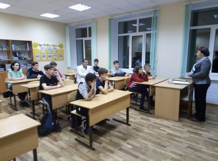 Экологический урок прошёл в Болгарской санаторной школе