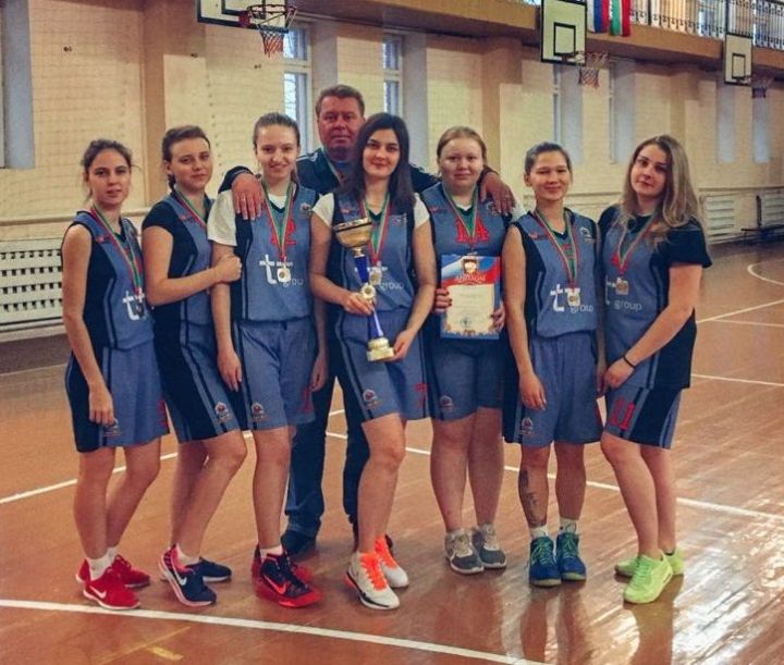 Спасские баскетболистки заняли второе место на чемпионате республики по баскетболу