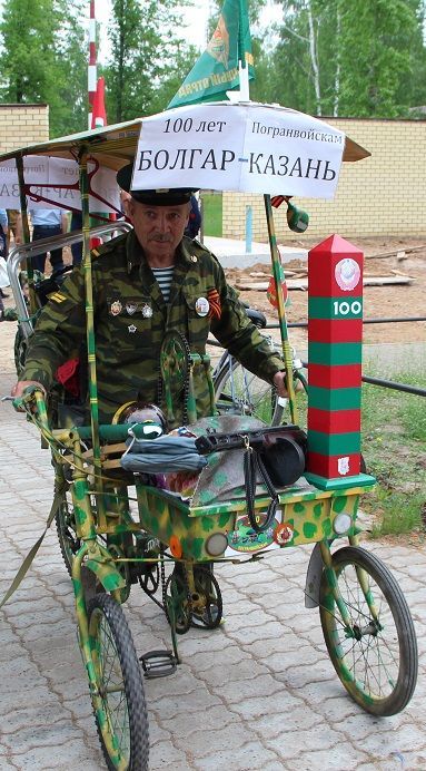 Рашид Зиатдинов успешно преодолел путь на велосипеде собственного изобретения от Болгара до Казани