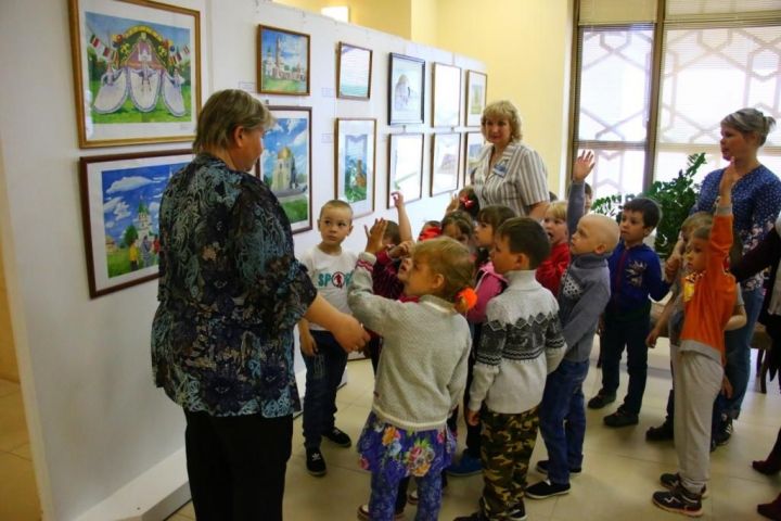 В музее-заповеднике открыта выставка «Древний Болгар глазами детей»