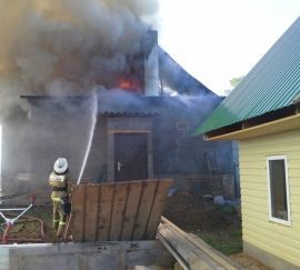 В селе Чечекле Спасского района произошел пожар