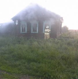 В селе Танкеевка Спасского района произошел пожар