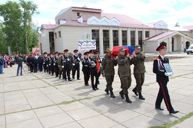 В Болгаре прошло мероприятие, посвящённое перезахоронению останков красноармейца Петра Ильича Сусликова